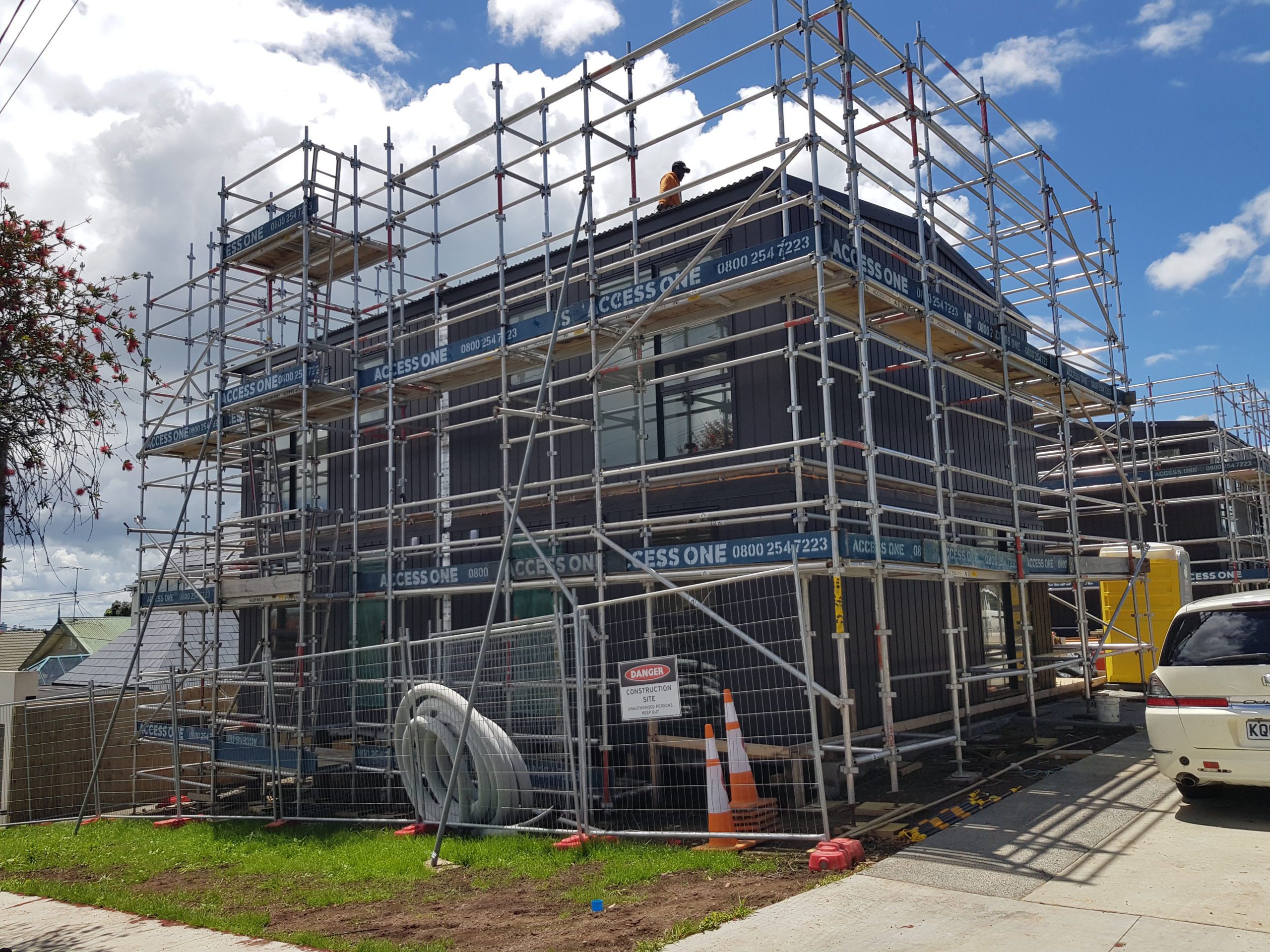 residential scaffolding setup samples in New Zealand