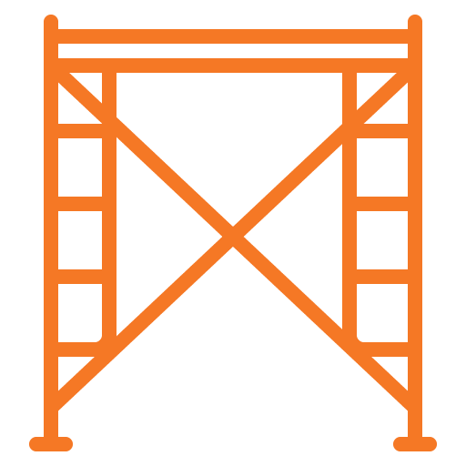 Lightweight Aluminium Scaffolding Icon